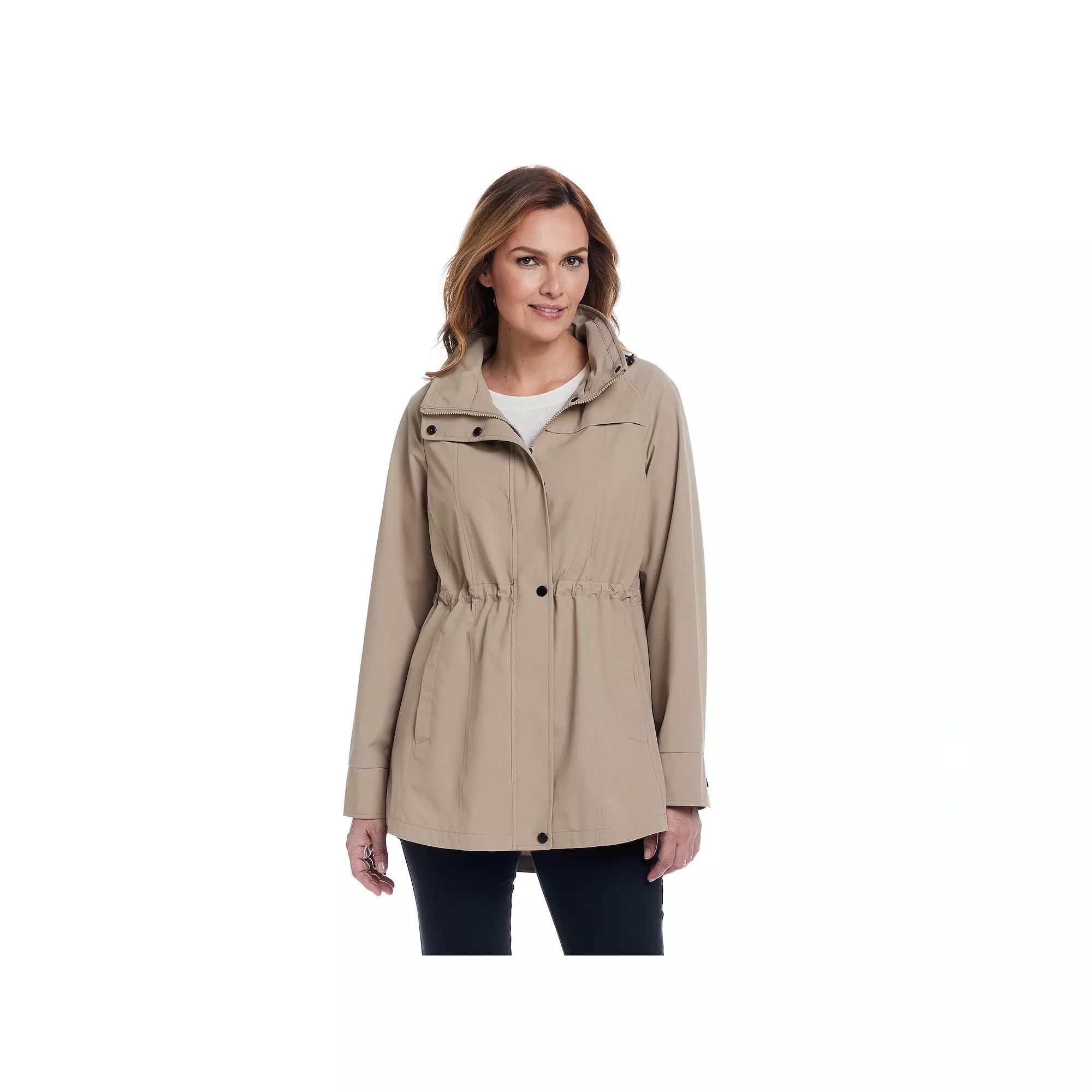 Women's Gallery Hooded Packable Jacket, Size: Small, Brown Product Image
