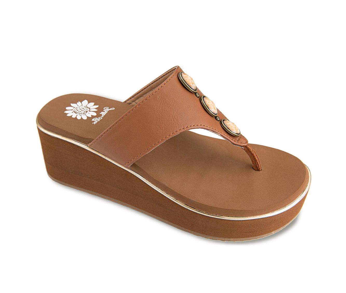 Women's Yellow Box Dazie Flip-Flops Product Image