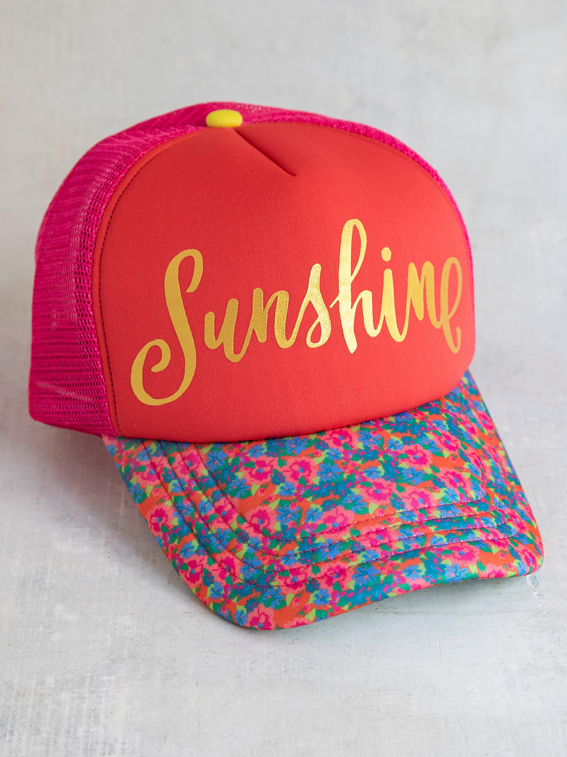 Adjustable Trucker Hat - Sunshine Product Image