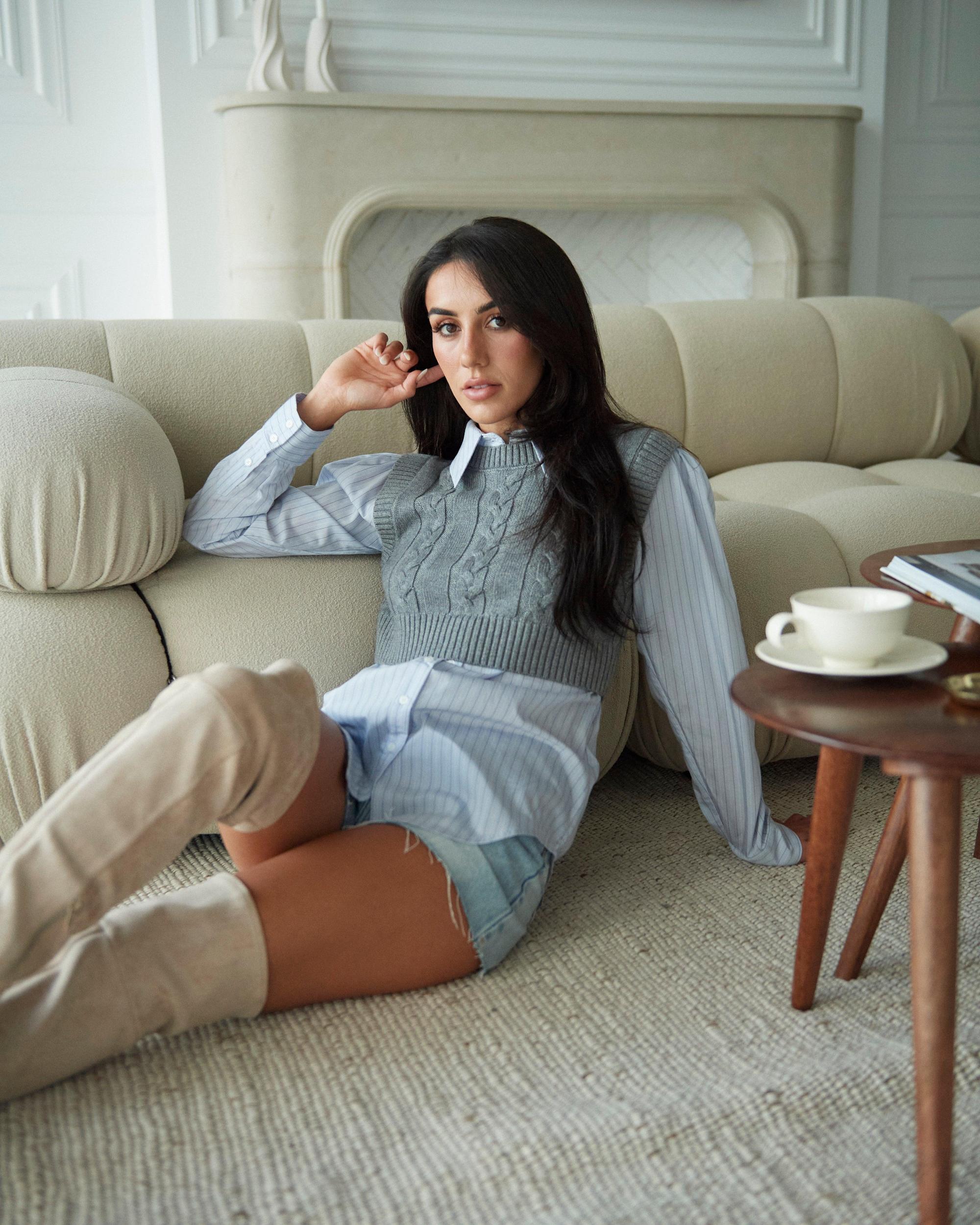 Flannery Layered Sweater Product Image