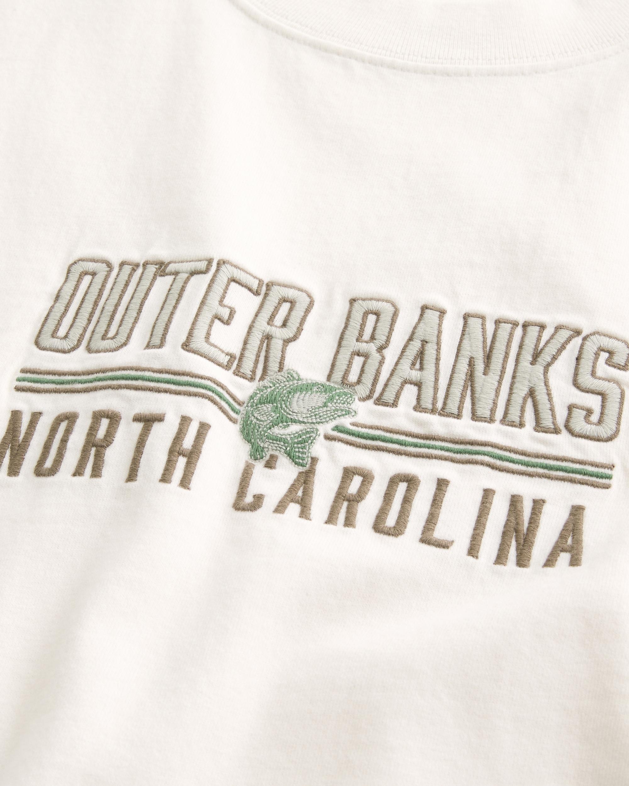 Boxy Heavyweight Outer Banks Graphic Tee Product Image