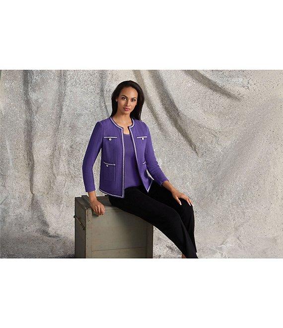 MISOOK Ponte Knit Slim Leg Pants Product Image