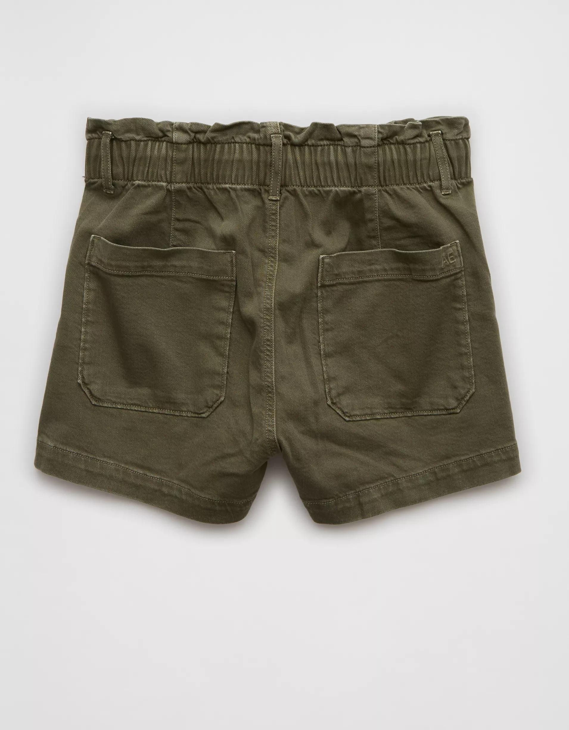 AE Dreamy Drape Stretch Paperbag Mom Short Product Image