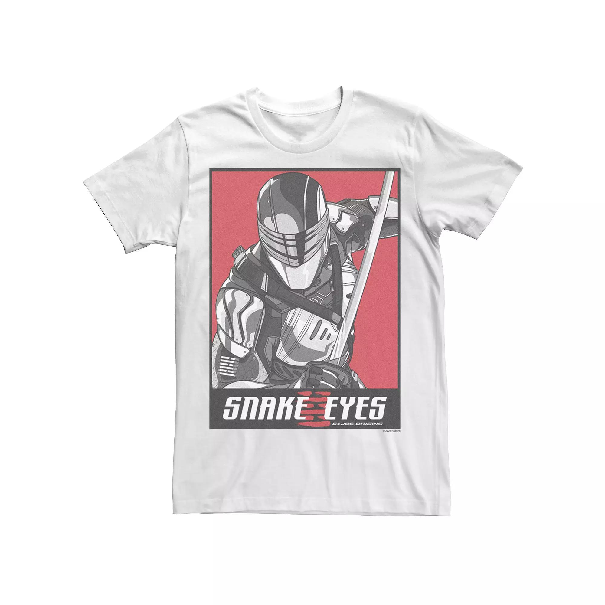 Big & Tall G.I. Joe Snake Eyes Tee, Men's, Size: 4XL, White Product Image