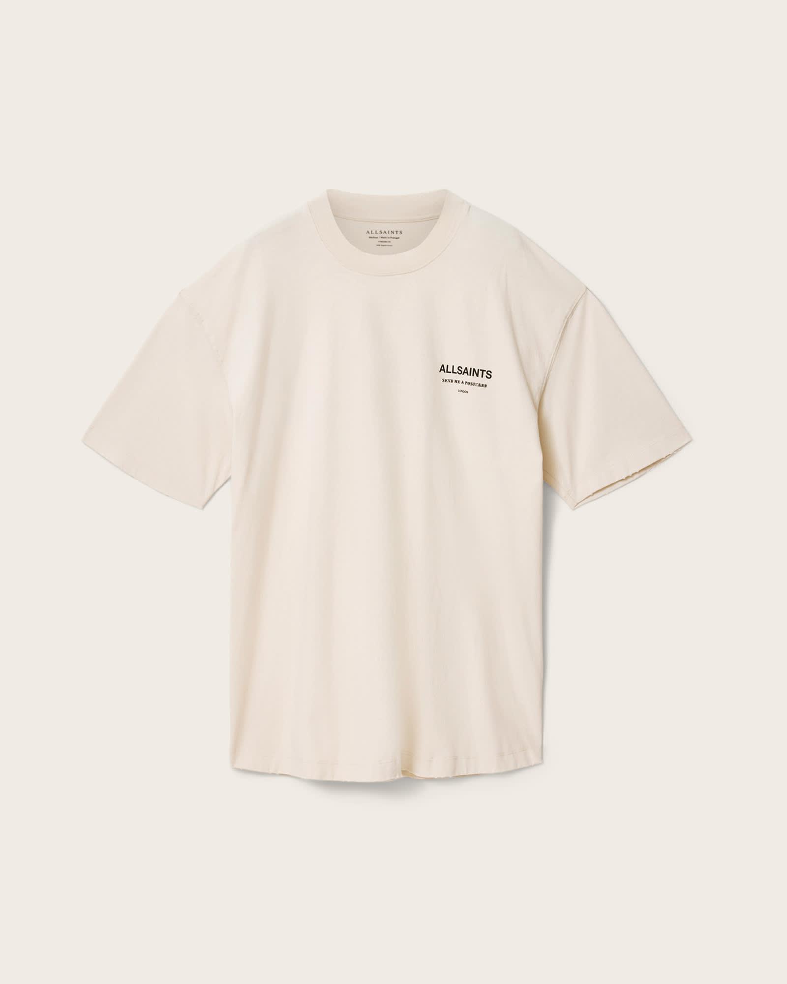 Dreamer Short Sleeve Oversized Graphic T-Shirt DUSK WHITE | ALLSAINTS US Product Image
