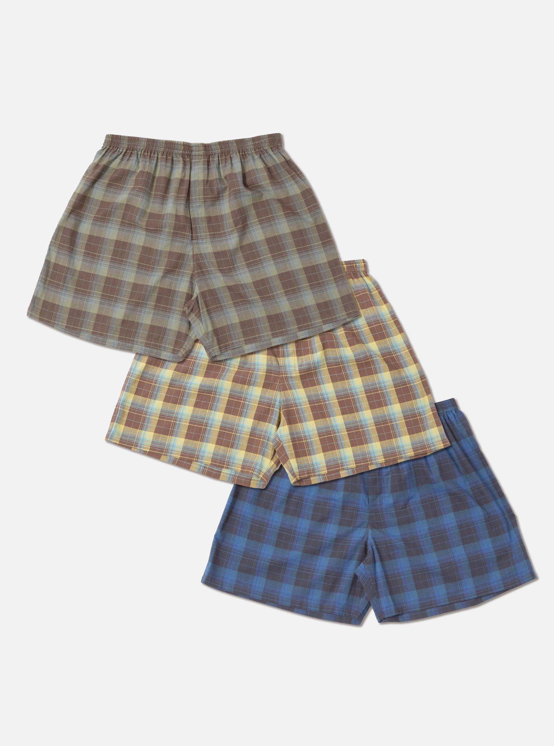 Multi Check 3 Pack Boxer Short Product Image