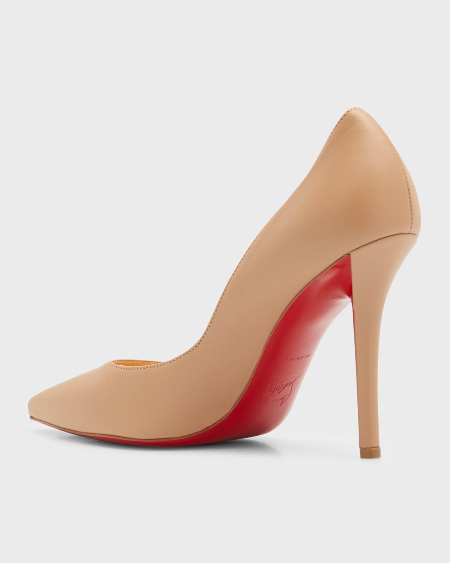 Apostrophy Leather Pointed Red-Sole Pumps Product Image