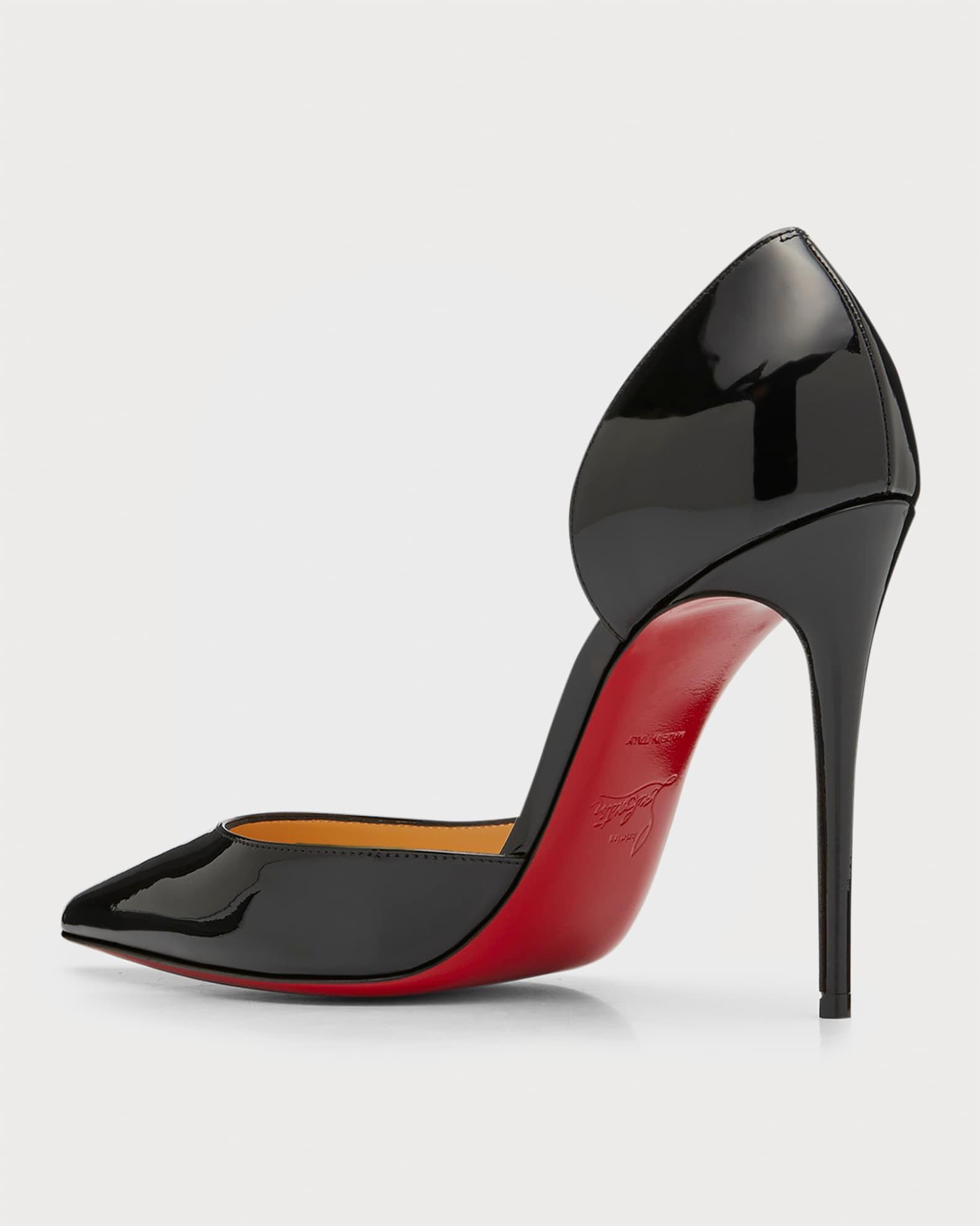 Iriza Patent Open-Side Red Sole Pump Product Image