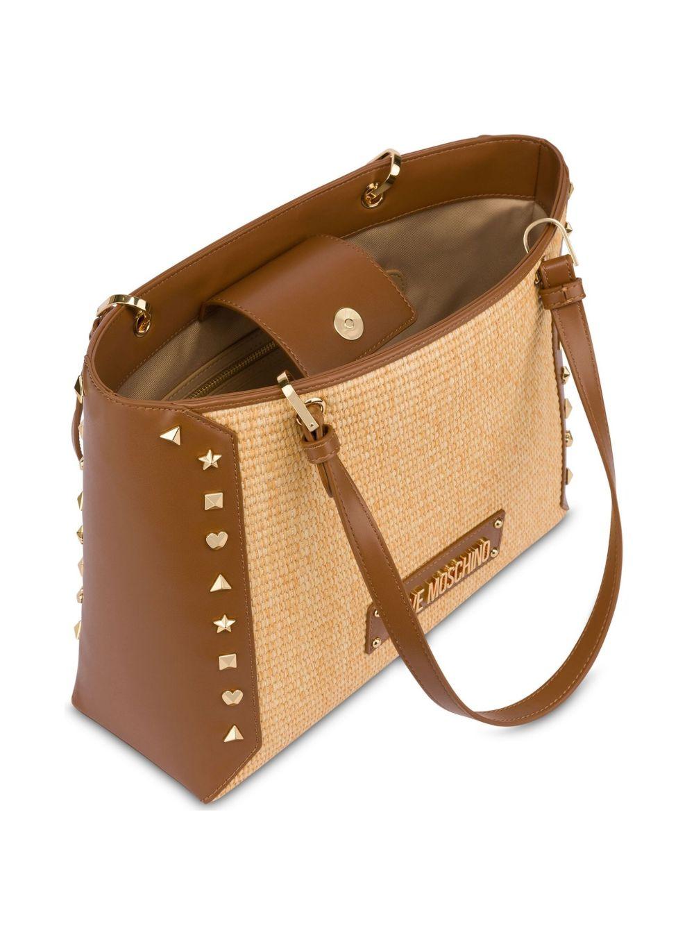 logo-lettering shoulder bag Product Image