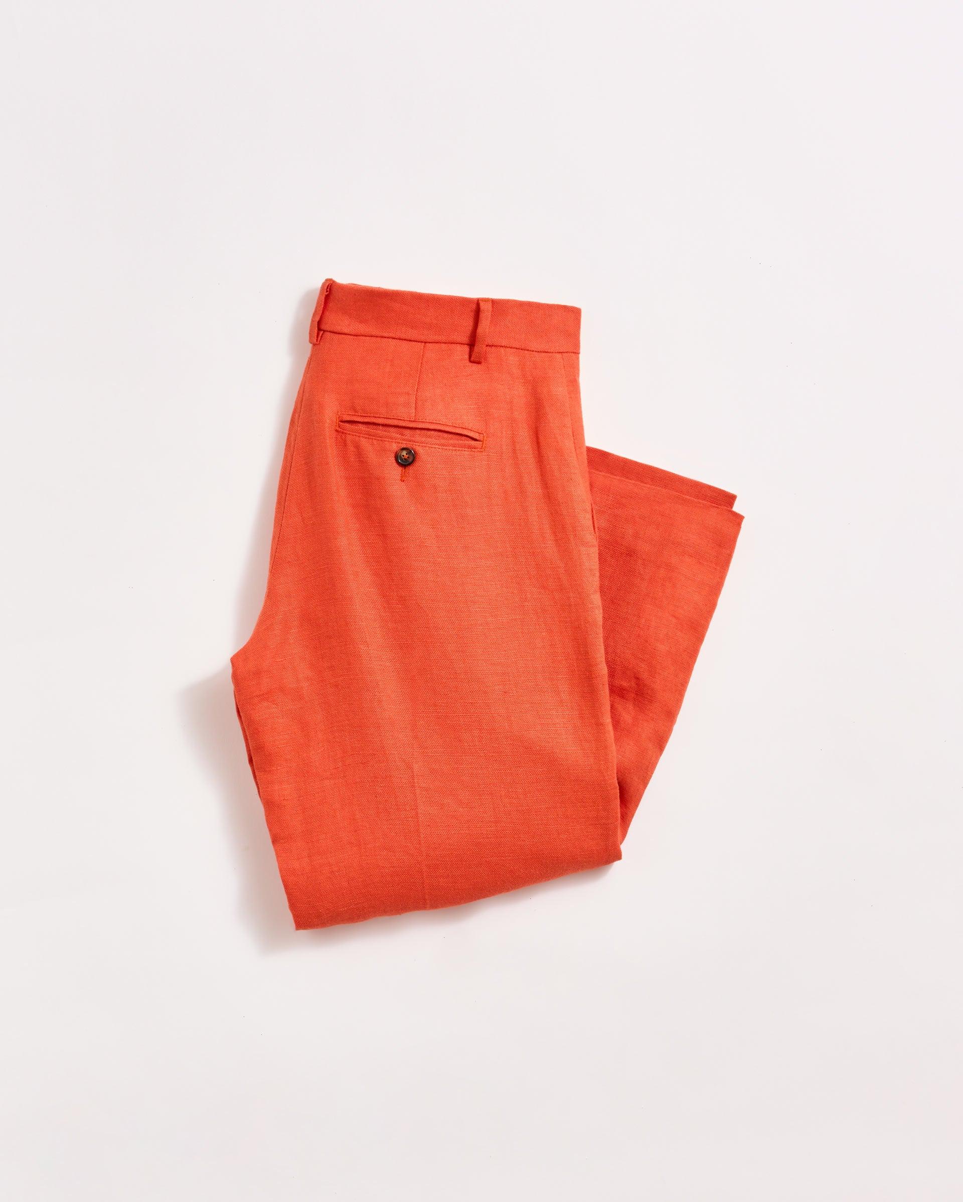 Wide Leg Flat Front Trouser -  Product Image