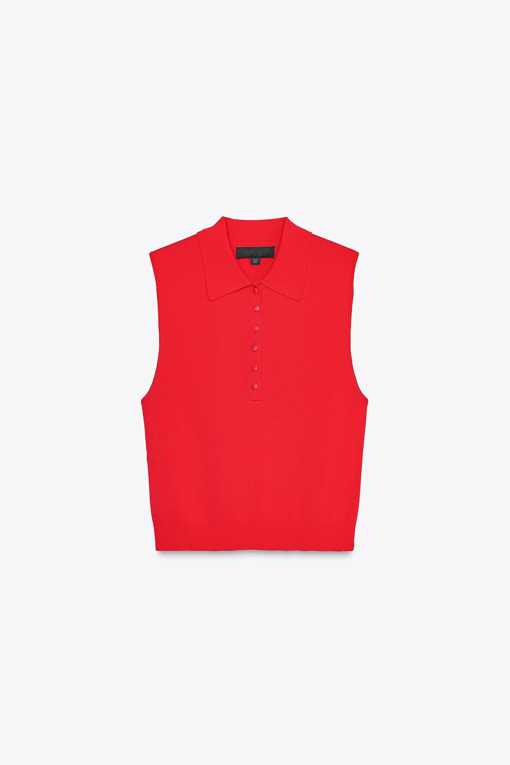 SIDE STRIPE KNIT TOP Product Image