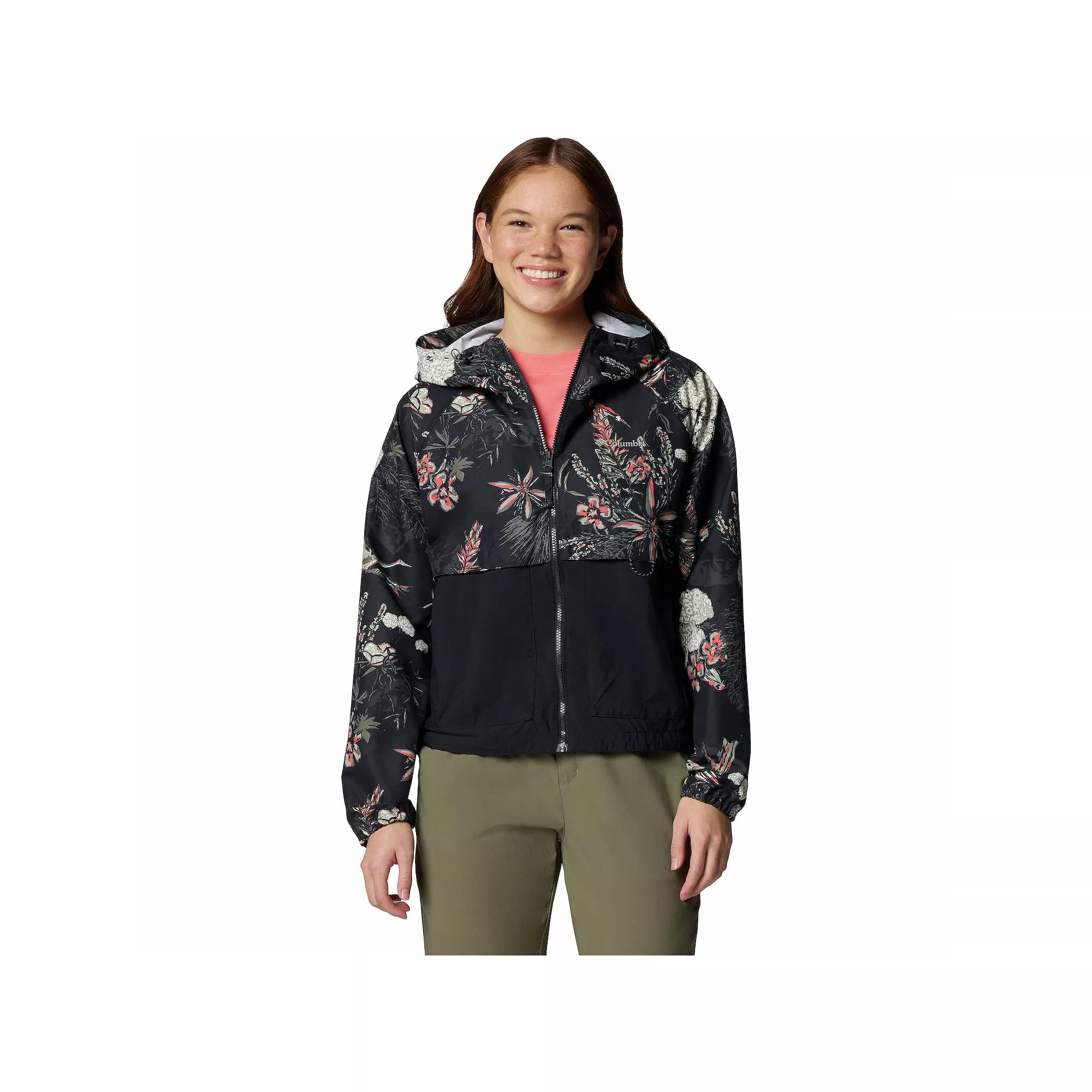 Women's Columbia Spire Valley Omni-SHIELD™ Printed Windbreaker Jacket,  Product Image