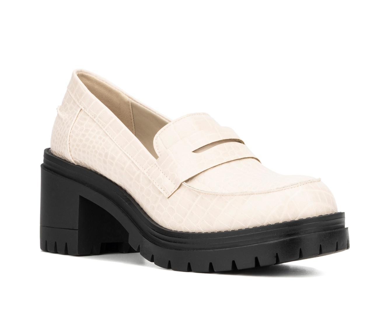 Women's New York and Company Penni Heeled Loafers Product Image