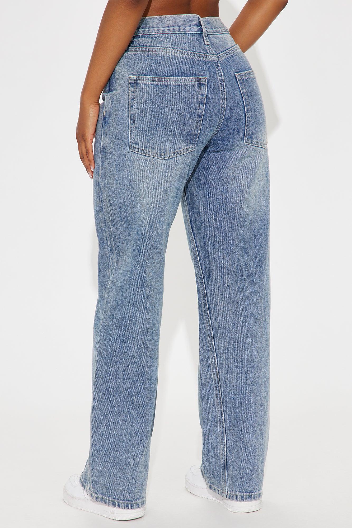 Seams Like Fun Straight Leg Jeans - Light Wash Female Product Image