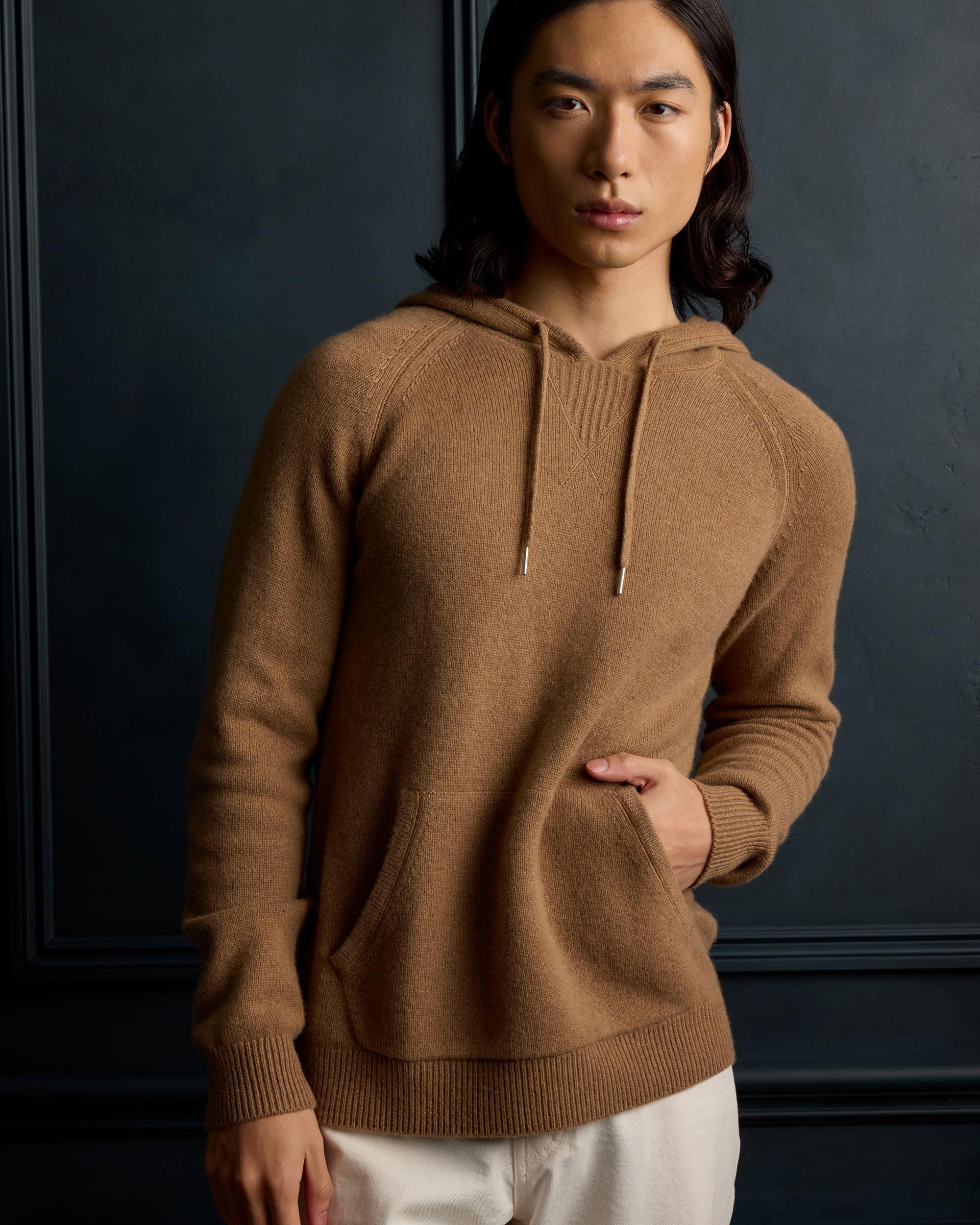 Quince | Men's Mongolian Cashmere Pullover Hoodie Product Image