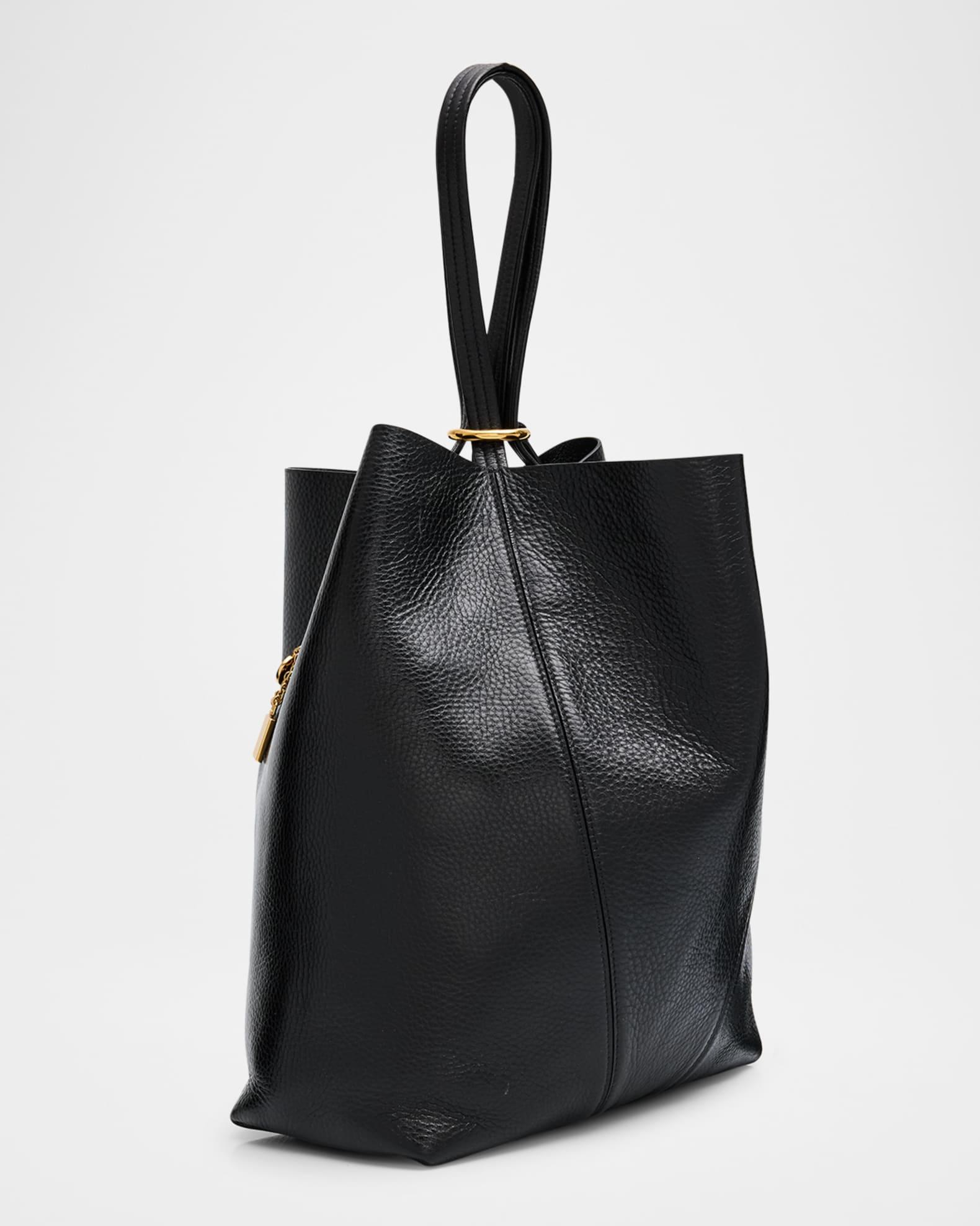 Spin North-South Tote Bag in Leather Product Image