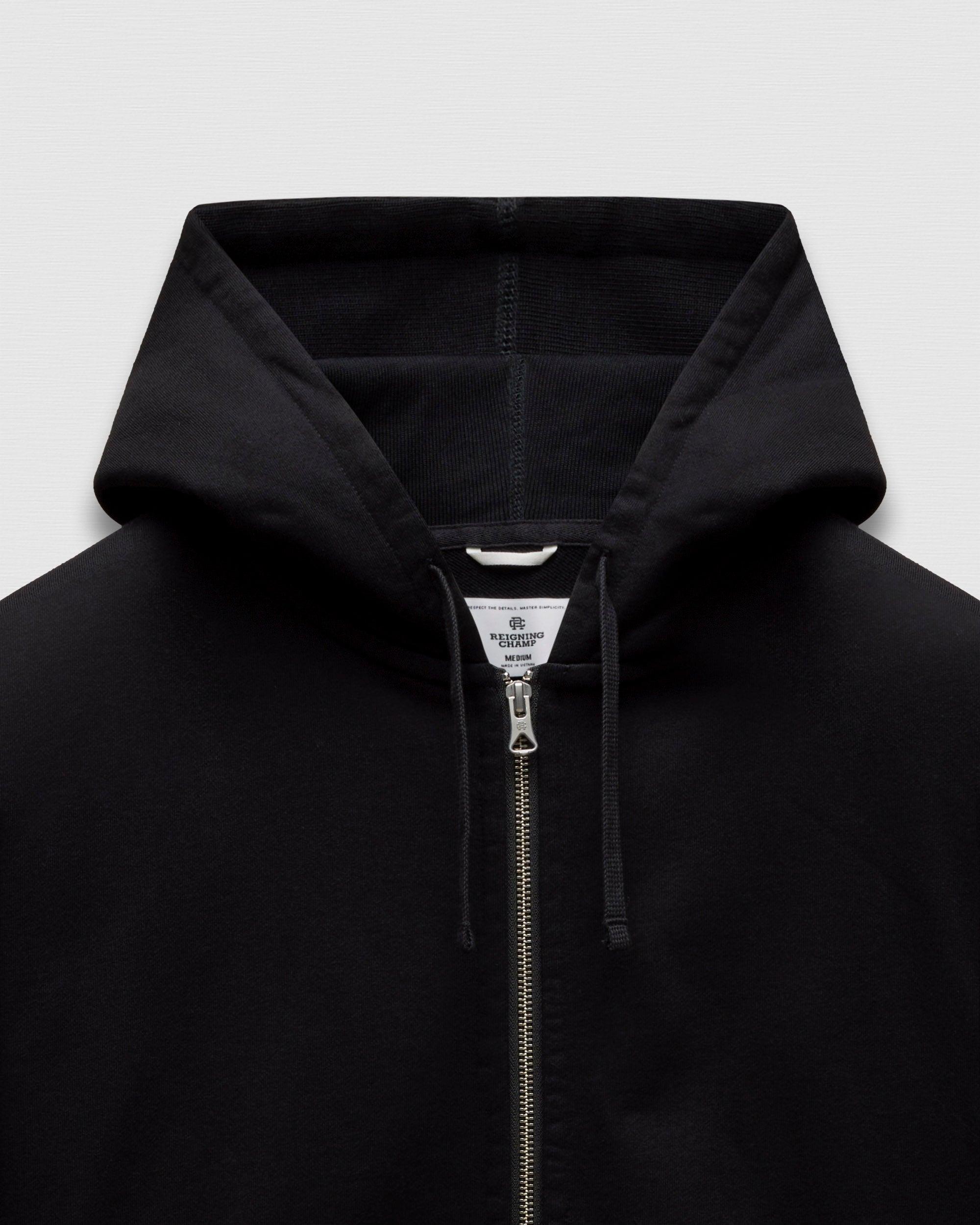Midweight Terry Relaxed Zip Hoodie Male Product Image