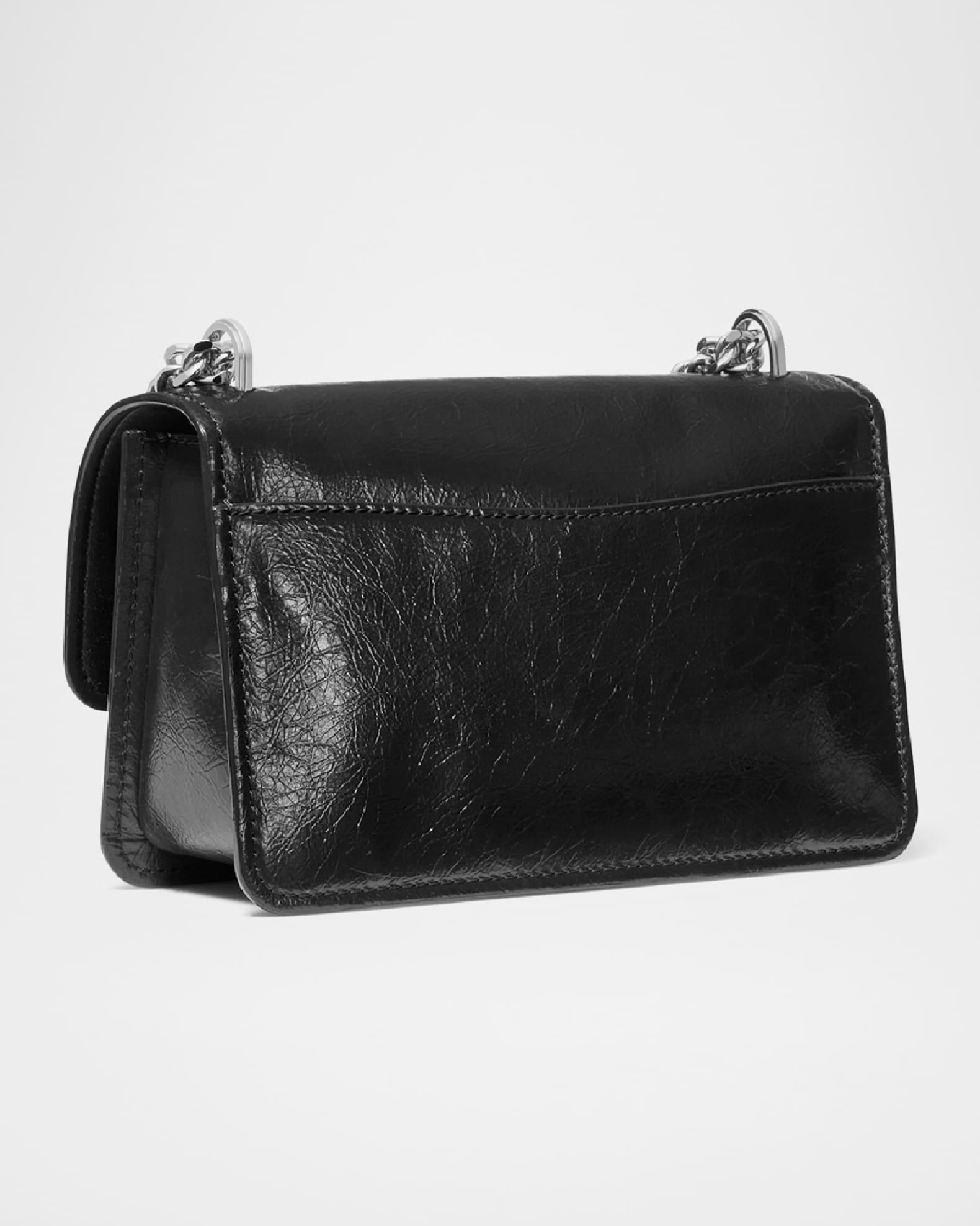 Claire Large Crinkled Leather Shoulder Bag Product Image