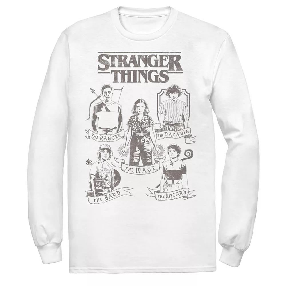 Men's Stranger Things Group Shot Classes Tee, Size: XXL, White Product Image