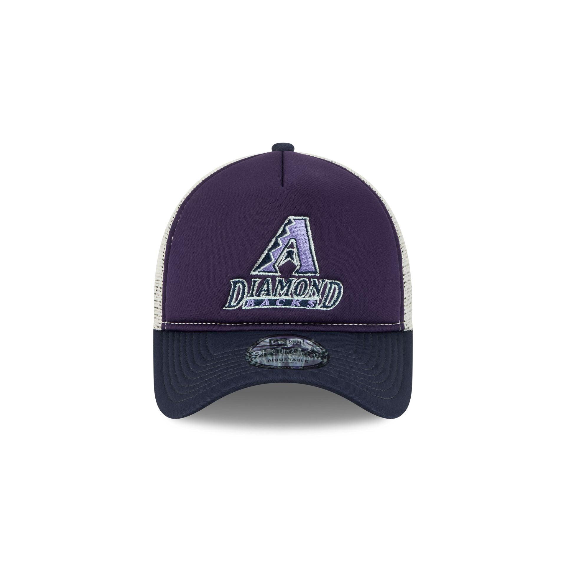 Arizona Diamondbacks Navy Purple 9FORTY A-Frame Trucker Hat Male Product Image