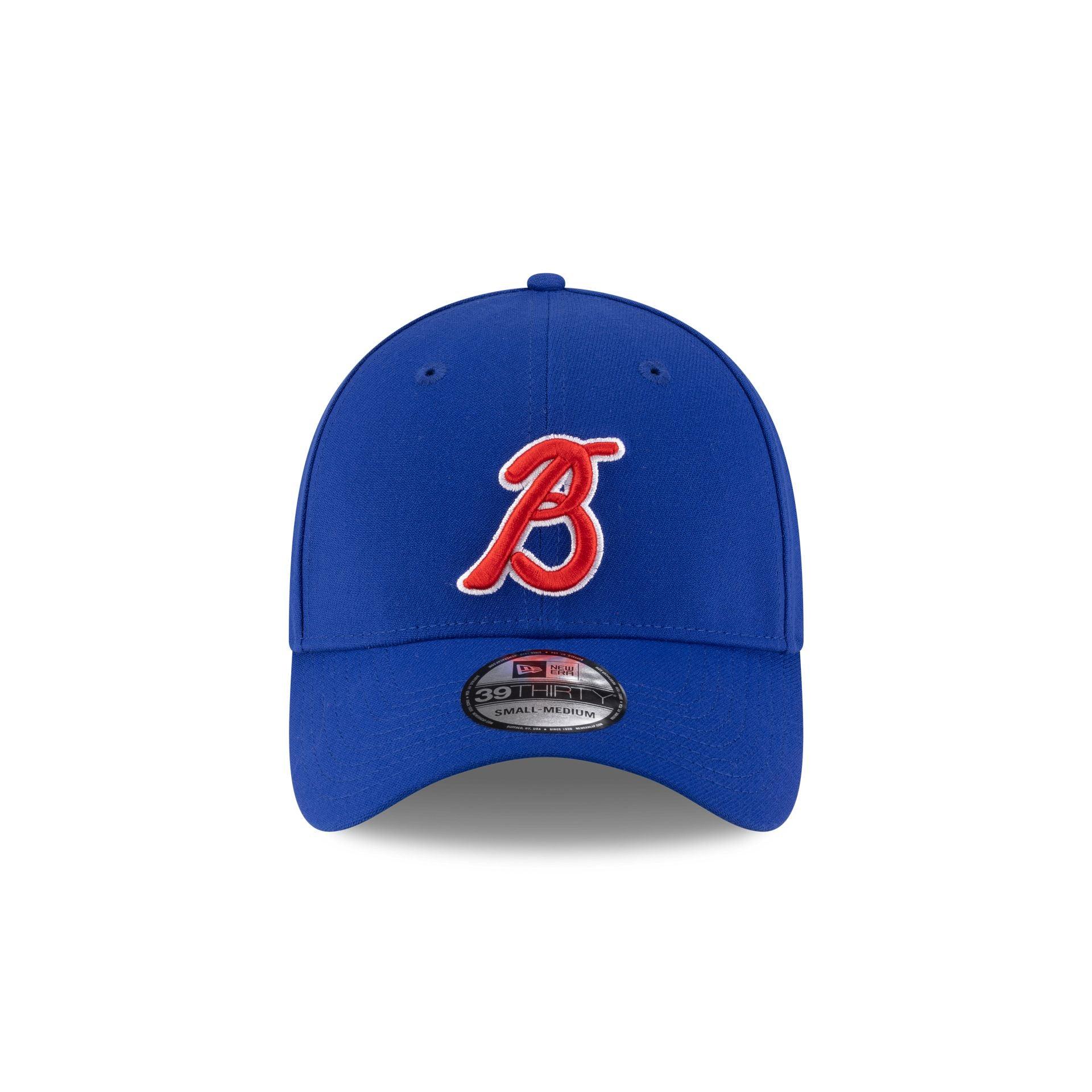 Bravos de León LMB 100th Anniversary Alt Blue 39THIRTY Stretch Fit Hat Male Product Image