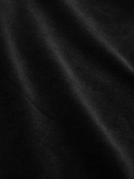 High Rise Velvet Straight Pants Product Image