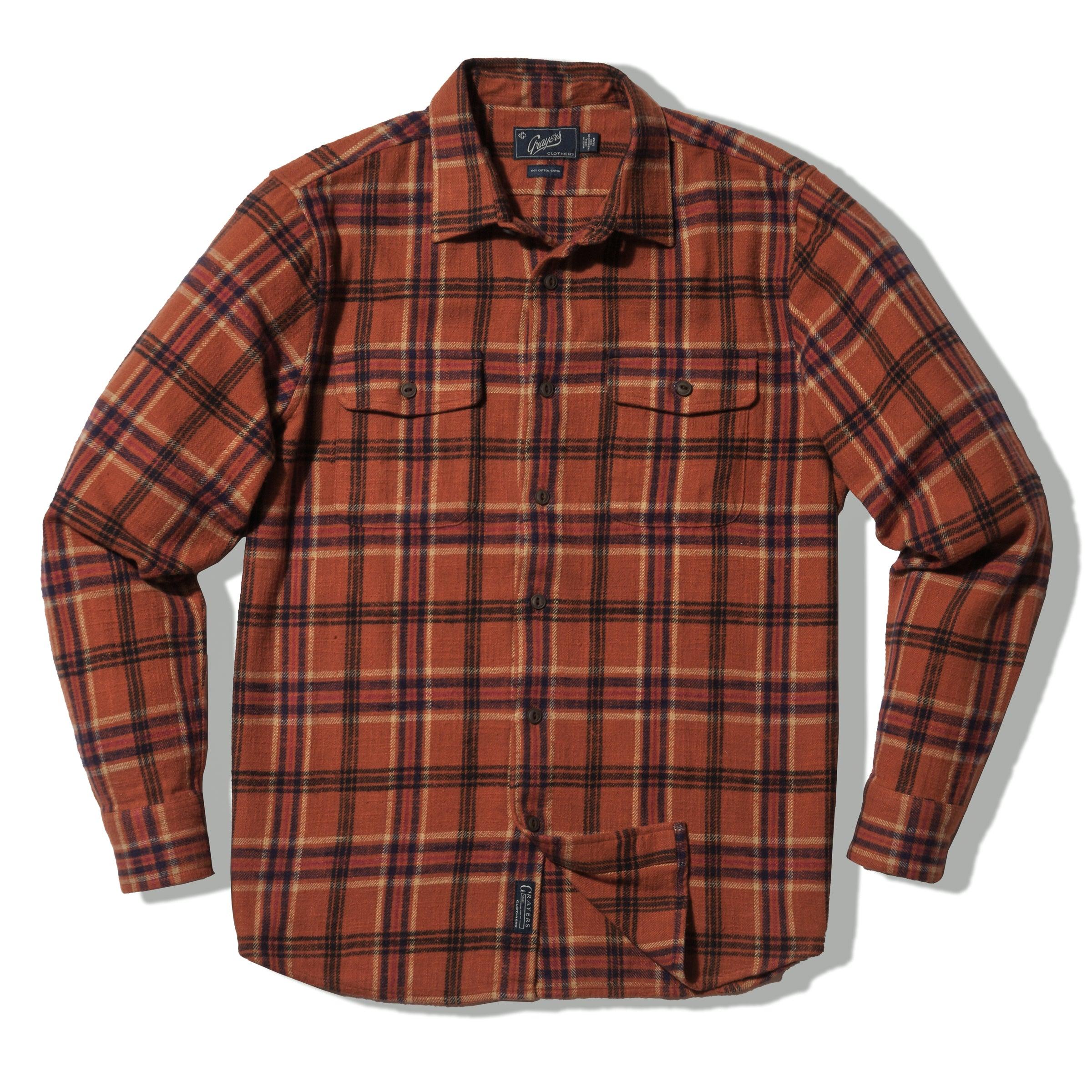 Vintage Slub Twill Shirt - Clove Navy Product Image