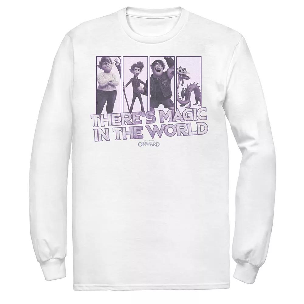 Men's Disney/Pixar Onward There's Magic In The World Tee, Size: Large, White Product Image