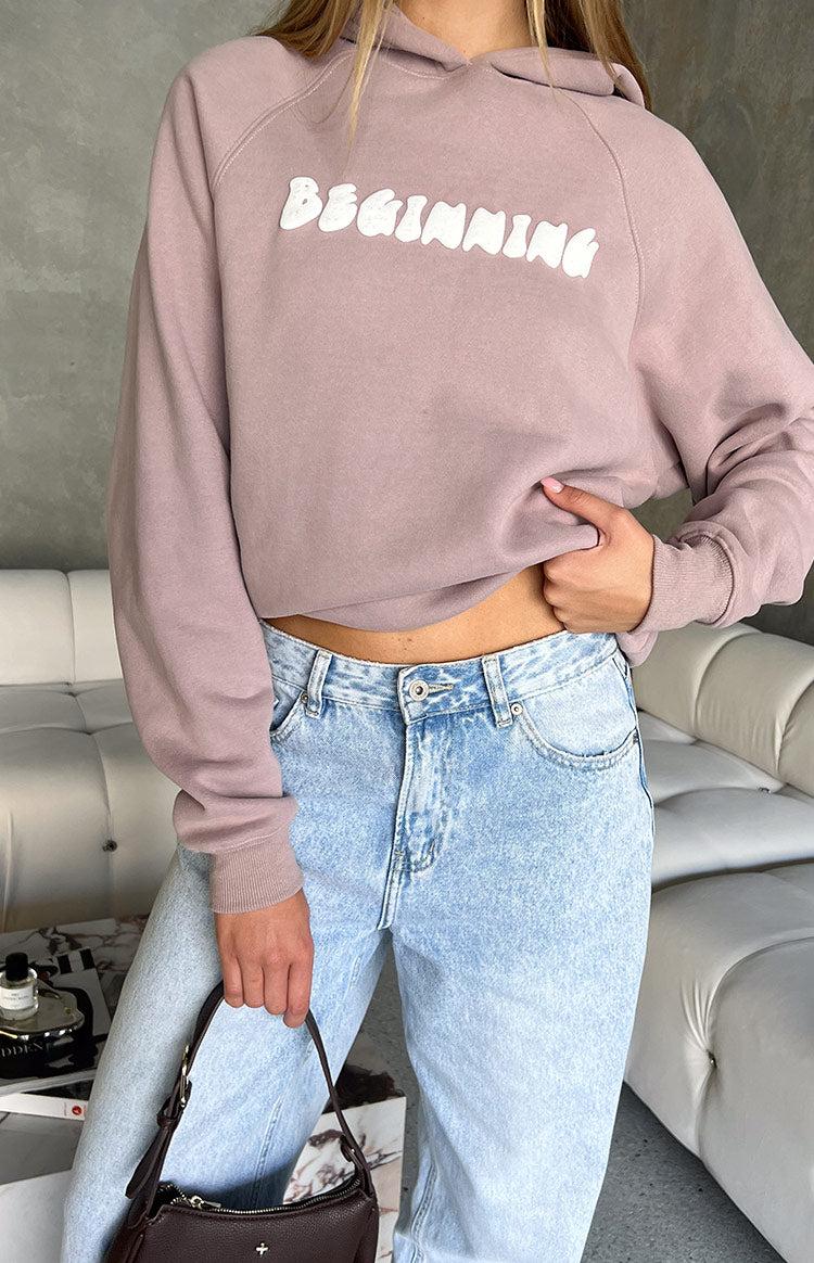 Beginning Beige Bubble Hoodie Product Image