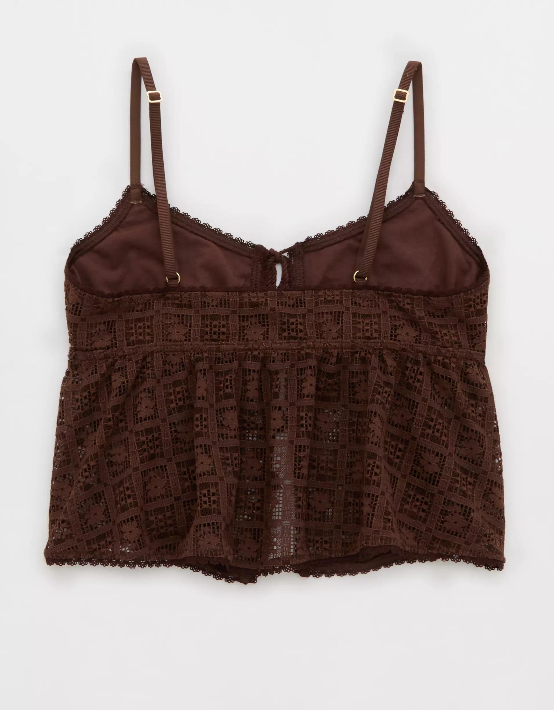 Show Off High Tide Lace Tie Front Tank Top Product Image