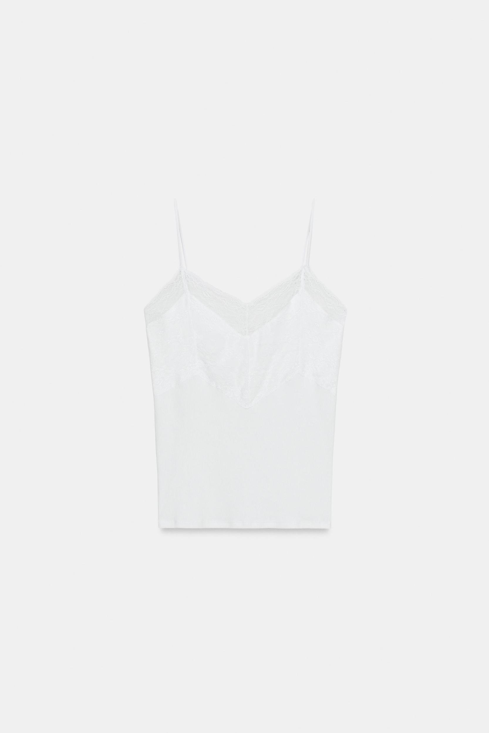 LACE RIB TOP Product Image