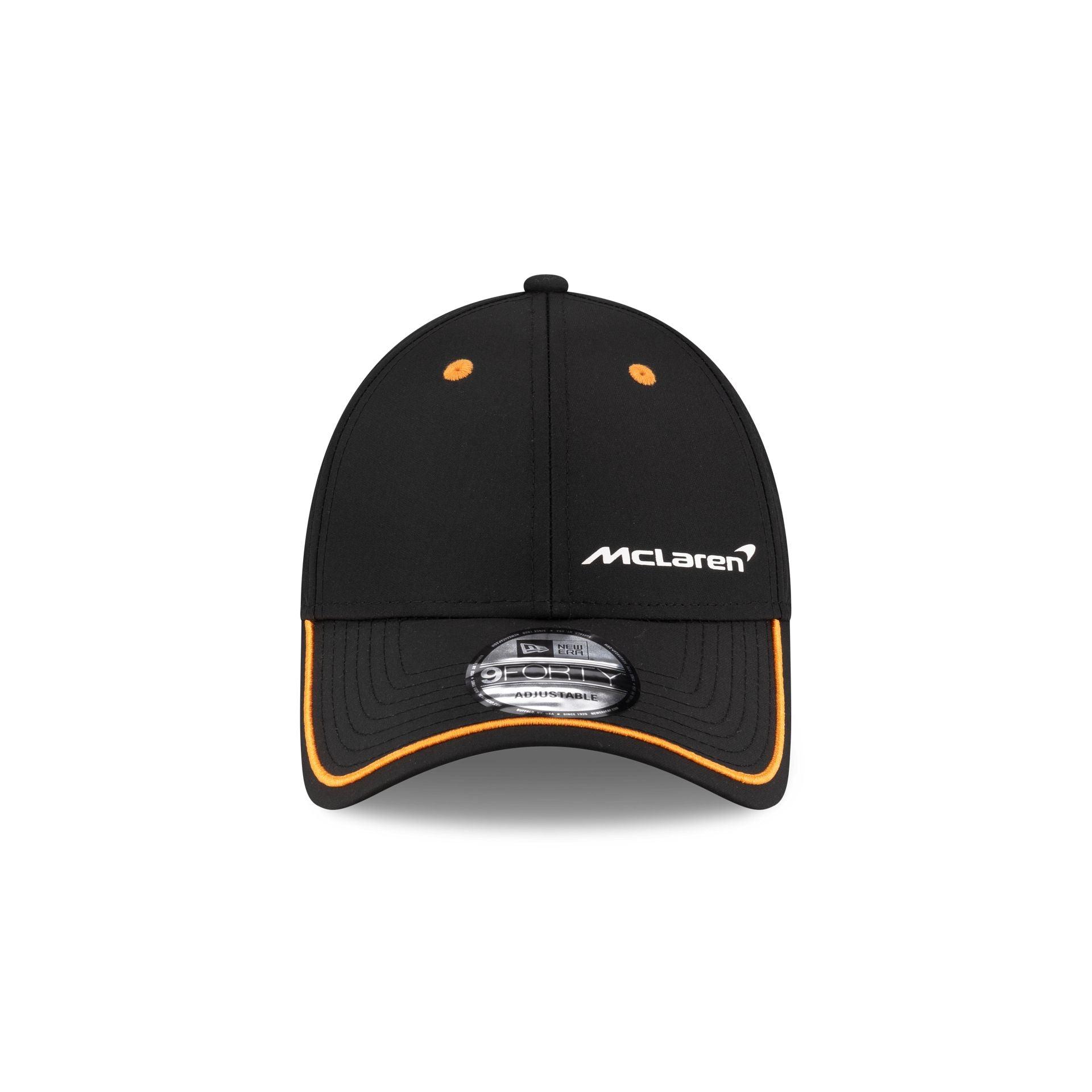 McLaren Automotive Contrast Piping Black 9FORTY Adjustable Hat Male Product Image