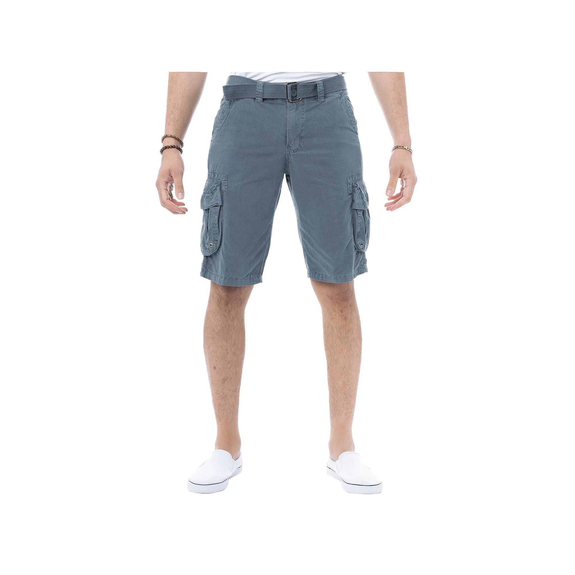 Big & Tall Xray Belted Double-Pocket Cargo Shorts, Men's, Size: 52, Silver Product Image