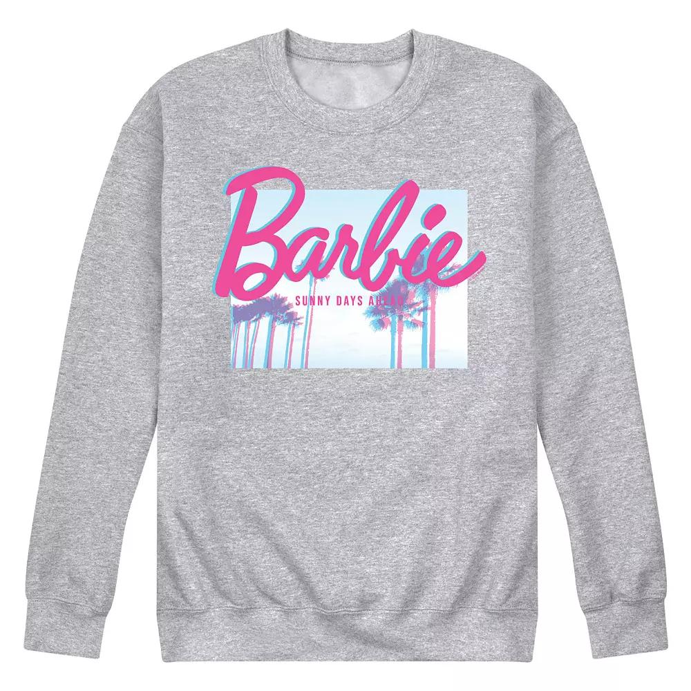 Men's Barbie Dream Summer Sunny Days Fleece Sweatshirt,  Product Image