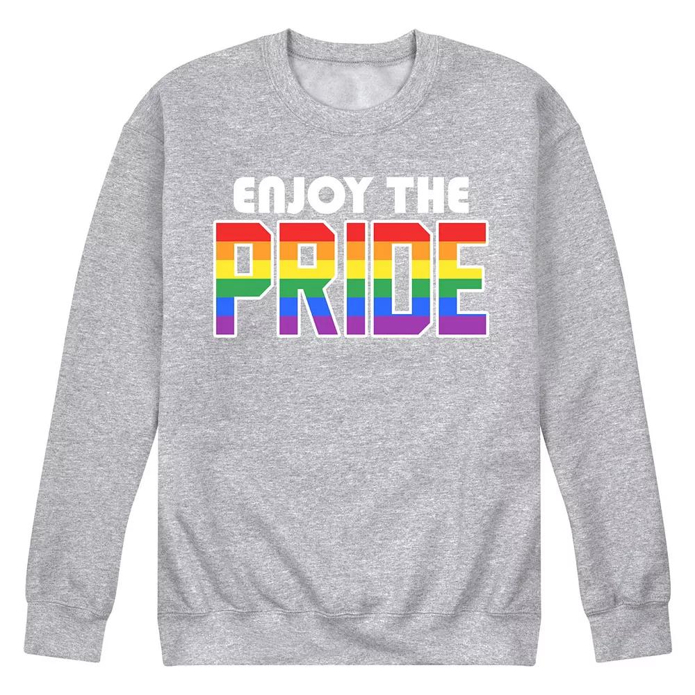 Men's Enjoy The Pride Fleece Sweatshirt,  Product Image