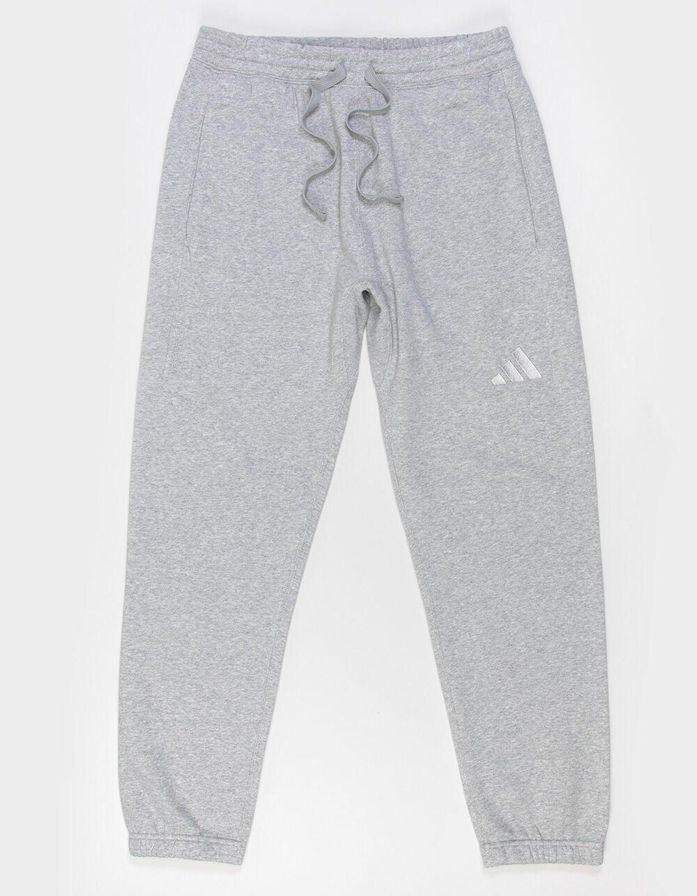 ADIDAS Sportswear All Szn Mens Regular Tapered Fleece Pants - HEATHER GRAY Product Image