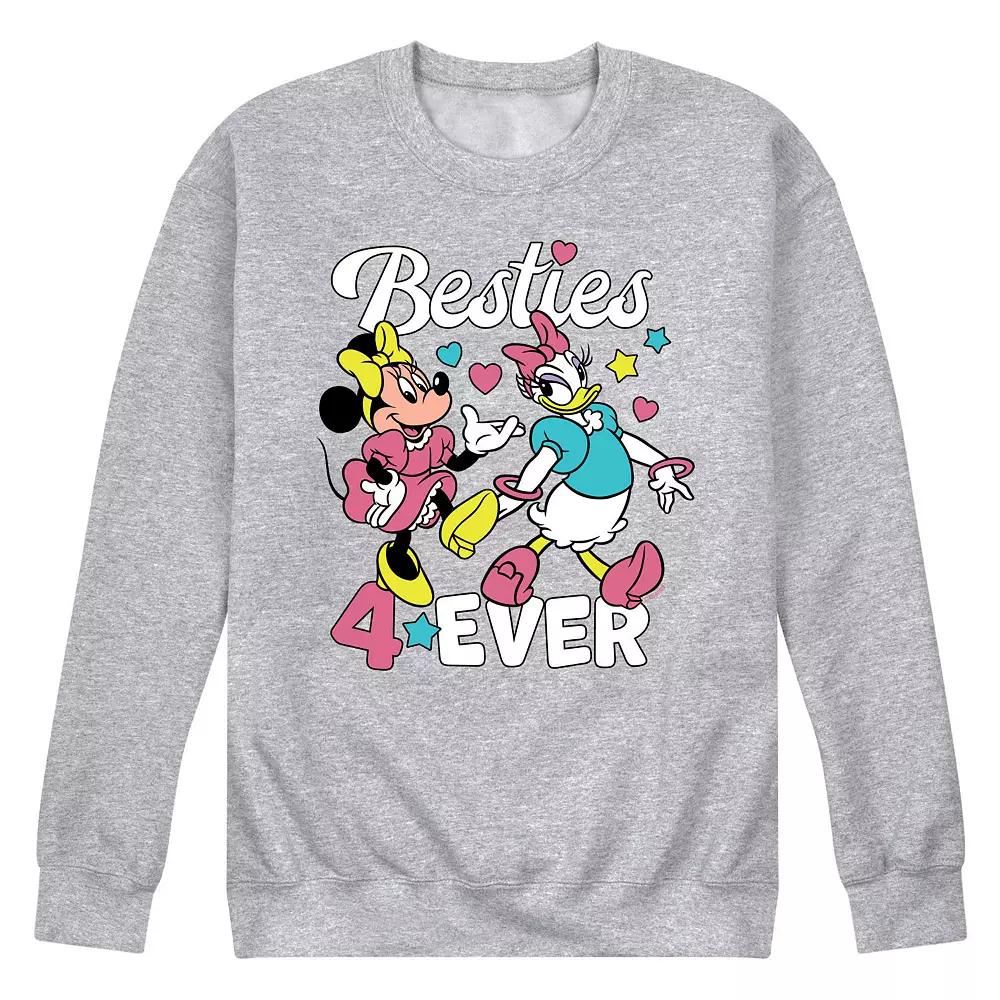 Disney's Men's Besties 4 Ever Fleece Sweatshirt, Size: XL, Gray Product Image