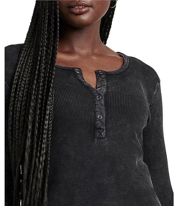 Splendid Thermal Forever Henley Long Sleeve Shirt Product Image