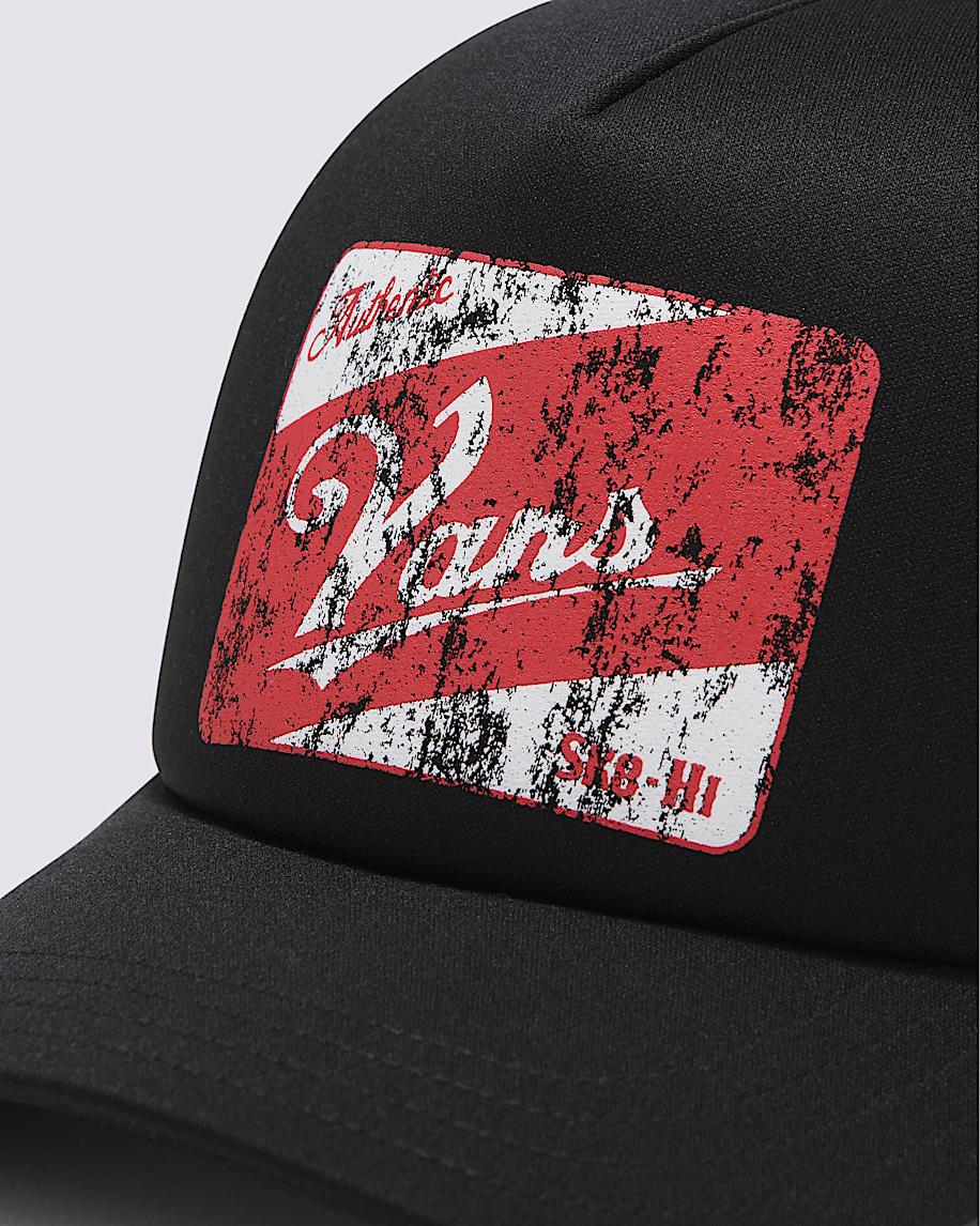 Vans Supply Trucker Hat in Black| Vans US Product Image