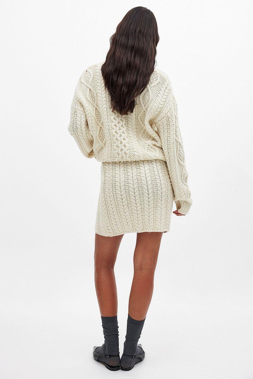 Knitted Mini Skirt Product Image