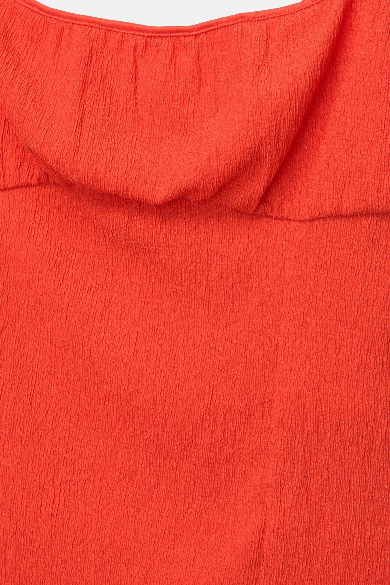 Corsetry-inspired top with thin straps Product Image