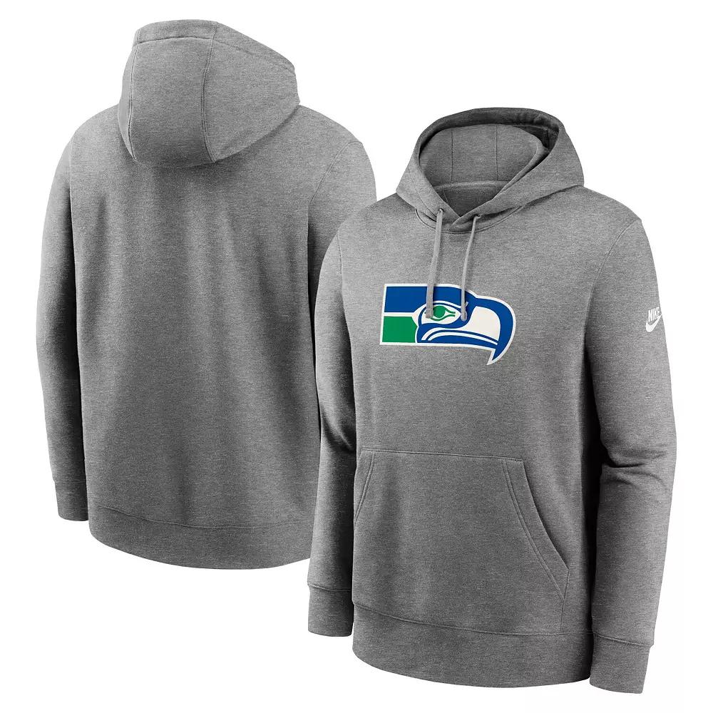 Men's Nike Heather Charcoal Dallas Cowboys Rewind Retro Joe Club Pullover Hoodie,  Product Image