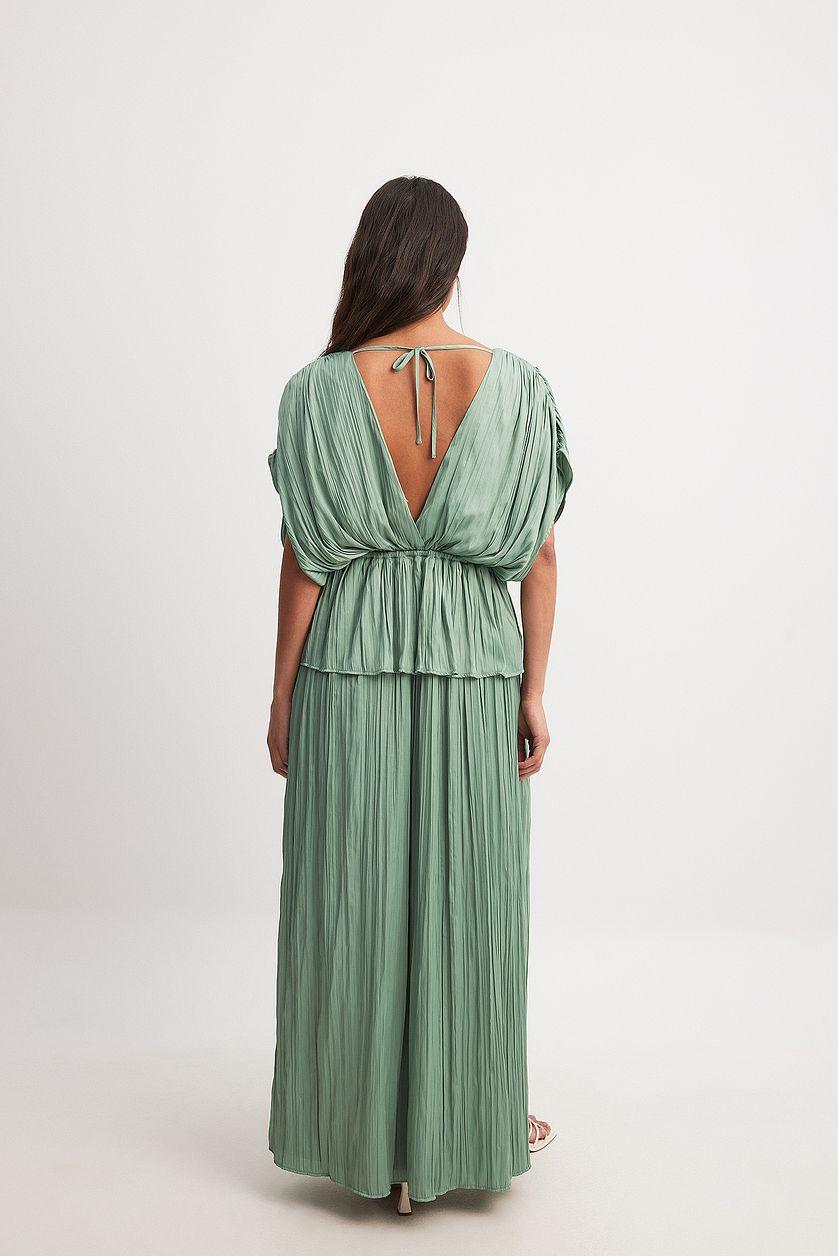 Plisse Tiered Maxi Dress Product Image