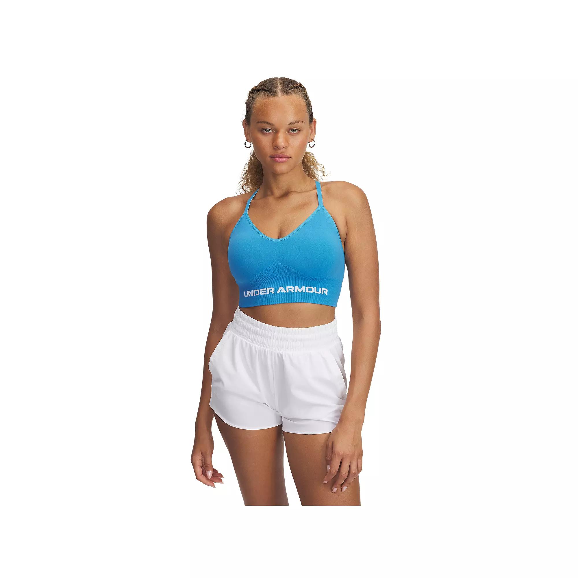 Women's Under Armour Vanish Seamless Low Long Sports Bra,  Product Image