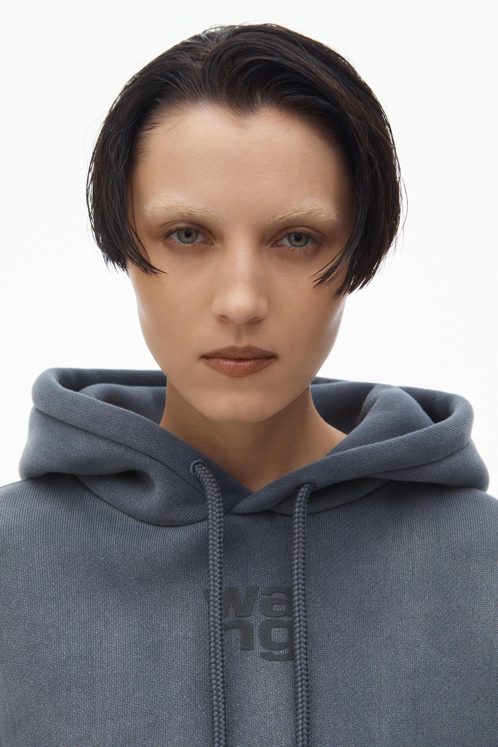 Puff Logo Hoodie In Structured Terry Product Image