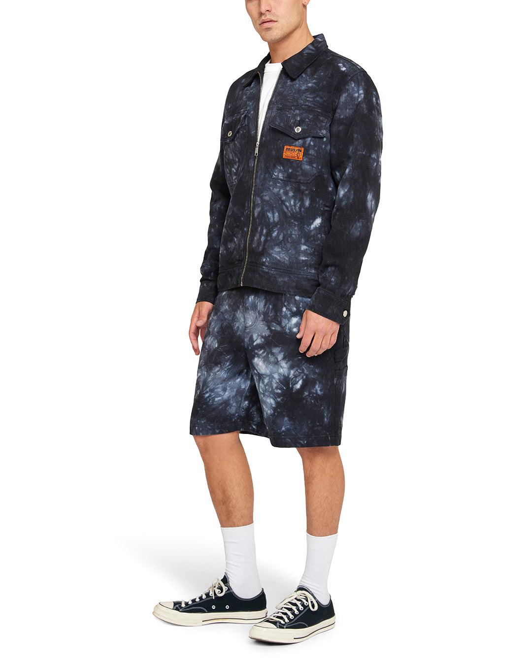 Ortiz Tie Dye Jacket - Anthracite Product Image