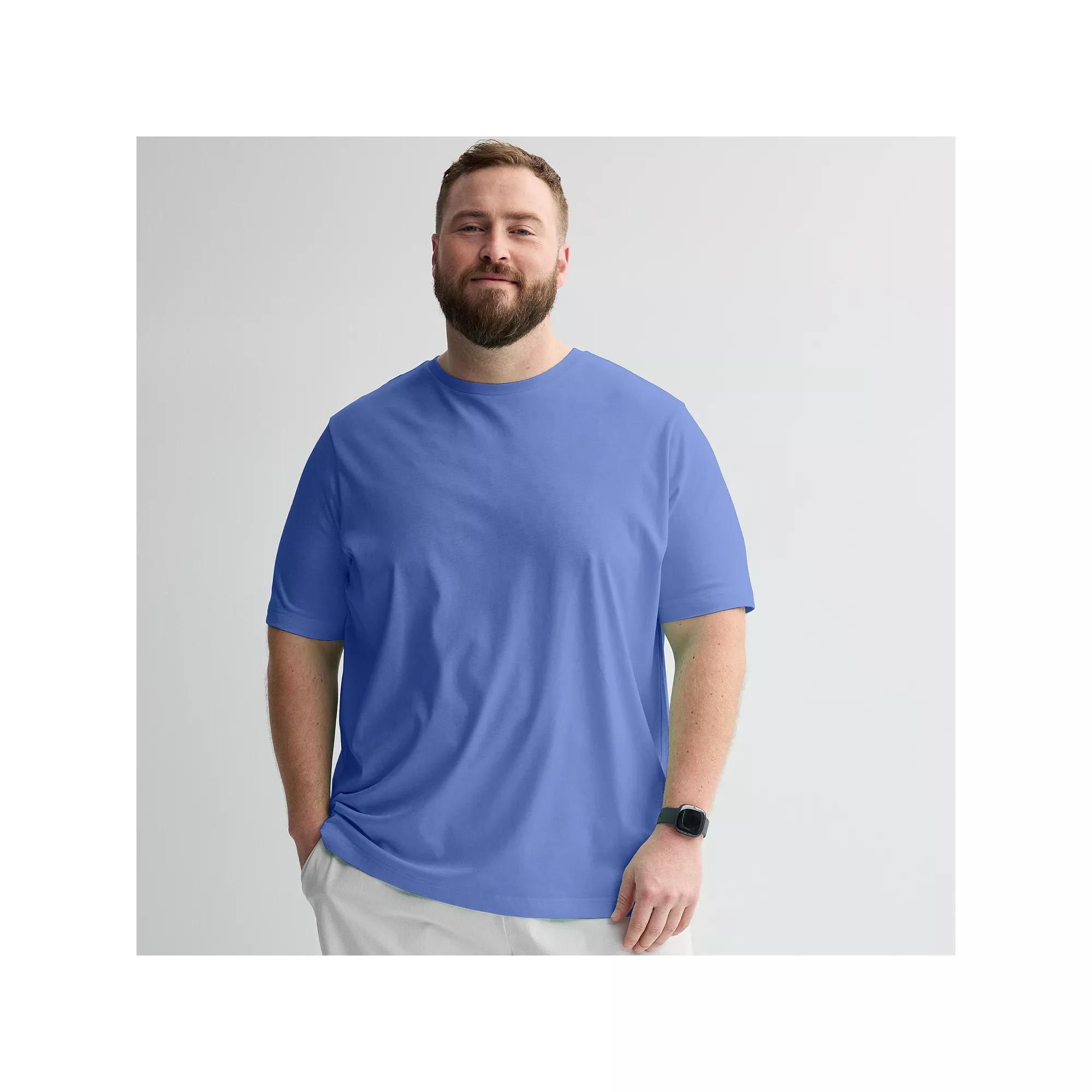 Big & Tall Tek Gear® Essential Gear Tee, Men's, Size: XL Tall, Wesley Purple Product Image