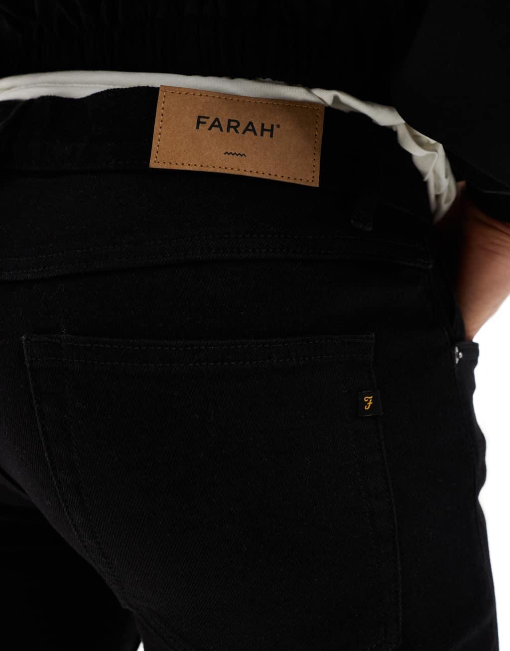 Farah Drake slim jeans in black Product Image