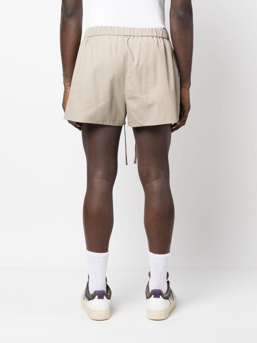 drawstring-waist short shorts Product Image