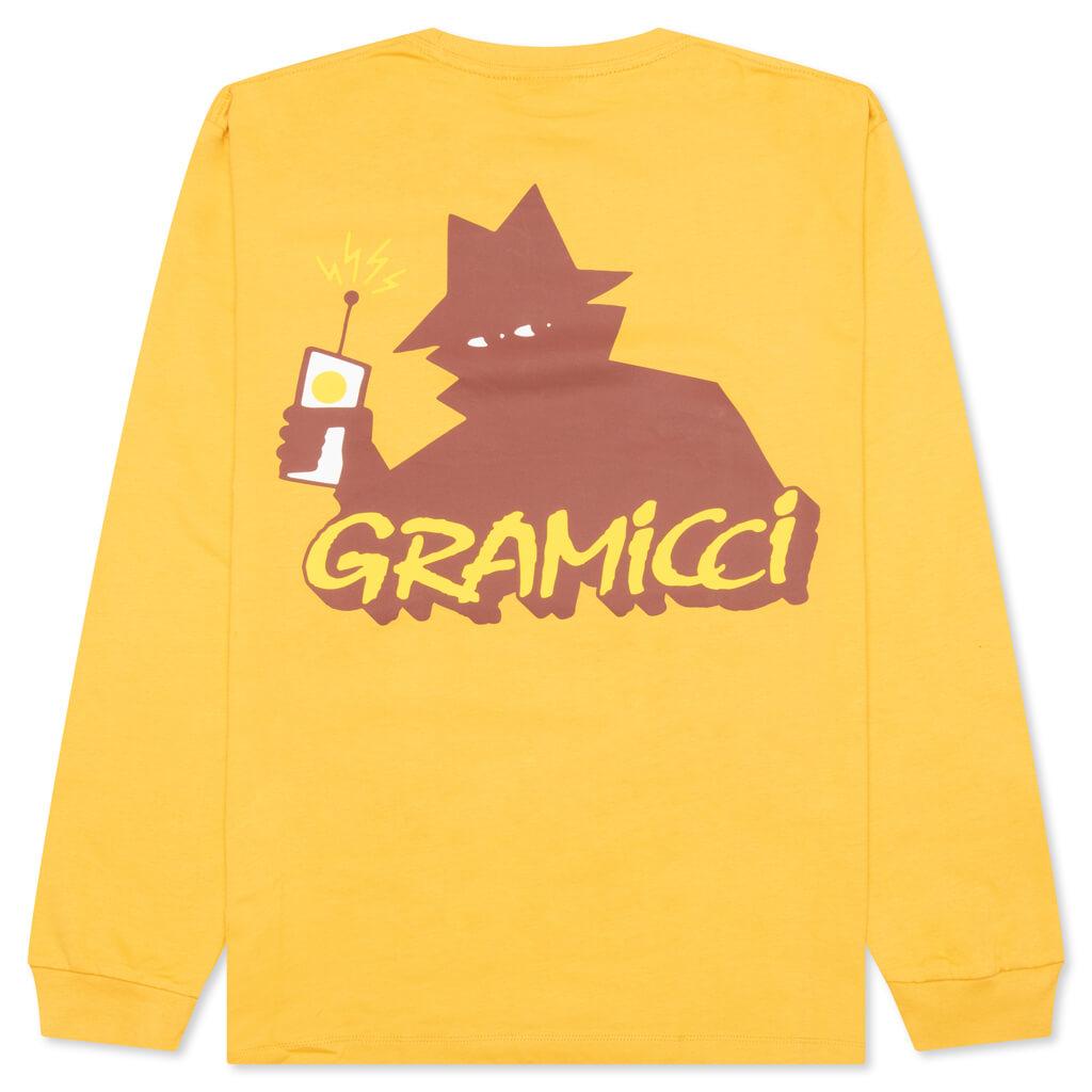 Real Bad Man x Gramicci Records L/S Tee - Mustard Male Product Image